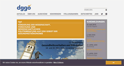 Desktop Screenshot of dggoe.de